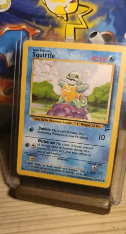 Squirtle 93/130 Base Set 2 Pokemon Karte 2000 WOTC English 🇬🇧 - Image 1