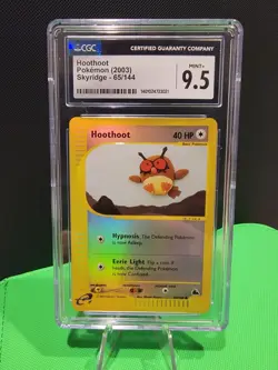 Pokemon TCG Hoothoot 65/144 Skyridge Reverse Holo CGC 9.5 Mint+ - Image 1