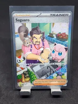 Pokemon TCG Saguaro 270/193 SV02: Paldea Evolved Special Illustration Rare NM - Image 1
