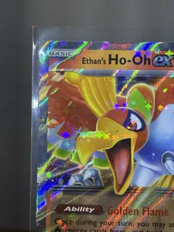 Pokemon TCG: Destined Rivals: 39/182: Ethan's Ho-Oh EX Double Rare (NM) - Image 2