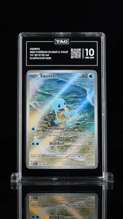 Squirtle #170/165 Illustration Rare - TAG 10 - SV: Scarlet & Violet 151 Pokemon - Image 1