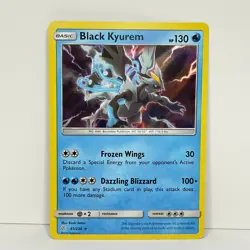 Pokemon TCG - Black Kyurem 61/236 SM - Cosmic Eclipse Holo Rare NM - Image 1