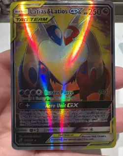 Replica Pokemon TCG Latias Latios Tag Team GX Replica Art 170/181 - Image 5