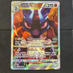 Lucario VSTAR SWSH291 Full Art Pokemon Sword & Shield Promo 2023 NM Deutsch - Image 1