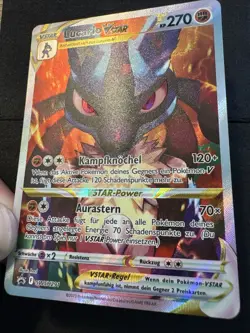 Lucario VSTAR SWSH291 Full Art Pokemon Sword & Shield Promo 2023 NM Deutsch - Image 3