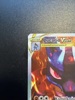 Lucario VSTAR SWSH291 Full Art Pokemon Sword & Shield Promo 2023 NM Deutsch - Image 4