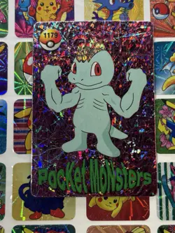 Pokemon Vintage Pocket Monsters Vending HOLO Prism Sticker 1999 Bandai Nintendo - Image 2