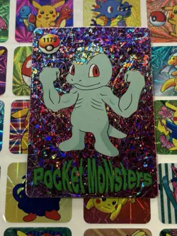 Pokemon Vintage Pocket Monsters Vending HOLO Prism Sticker 1999 Bandai Nintendo - Image 3