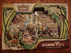 Pokemon TCG Kleavor V Star Factory Sealed Premium Collection Box - Image 1