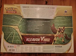 Pokemon TCG Kleavor V Star Factory Sealed Premium Collection Box - Image 2