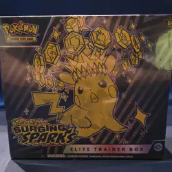 Pokemon Elite Trainer Box Scarlet & Violet Surging Sparks ETB - Image 1