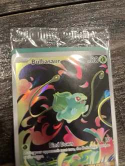 Bulbasaur 133/132 English Mega Evolution Stamped Full Art Promo - Pokemon ME01 - Image 2