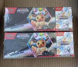 Pokemon Sam's Club Prismatic Evolutions Surprise Box + Booster Bundle (Lot of 2) - Image 1