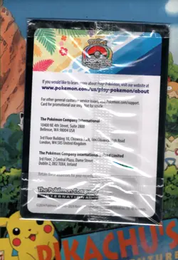 Pokemon TCG Pikachu SVP 190 World Championships 2024 Promo SEALED NM/M - Image 2