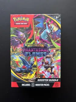 Pokemon TCG Phantasmal Flames Booster Bundle - Mega Evolution Factory Sealed - Image 1