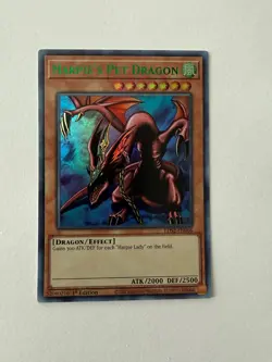 Yugioh - Harpie's Pet Dragon - Ultra (Green) - 1st Edition - LDS2-EN066 - NM - Image 1