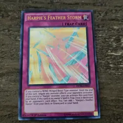 Yugioh Harpie’s Feather Storm DUSA-EN027 Ultra Rare 1st Ed Ex - Image 1