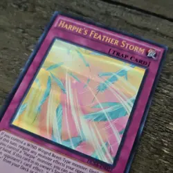 Yugioh Harpie’s Feather Storm DUSA-EN027 Ultra Rare 1st Ed Ex - Image 2