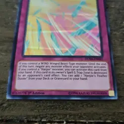 Yugioh Harpie’s Feather Storm DUSA-EN027 Ultra Rare 1st Ed Ex - Image 3
