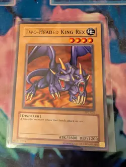 Two-Headed King Rex TP2 LP Yugioh - Image 1