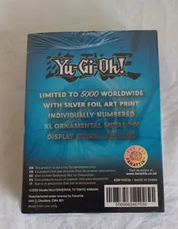 Yu-Gi-Oh! Blue Eyes White Dragon Limited Edition .999 Silver Plated XL Pin Badge - Image 2