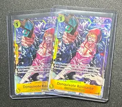 Donquixote Rosinante OP12-108 One Piece Illustration Promo Alt Art NM X2 - Image 1