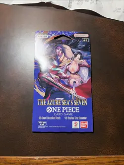One Piece TCG The Azure Sea’s Seven OP-14 Sleeved Booster Pack Sealed - Image 1