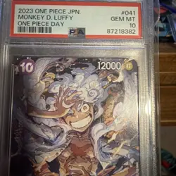 One Piece Monkey d. Luffy Promo One Piece Day PSA 10 (JAP) - Image 2