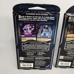 Disney Lorcana Rise of the Floodborn Starter Deck Set of 2 Brand New Sealed - Image 5