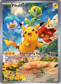Pikachu - Promo SV: Scarlet & Violet Promo Cards 027 NM - Image 1