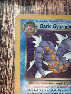 Pokemon Dark Gyarados Holo TCG Card Celebrations Classic Collection 8/82 - Image 2
