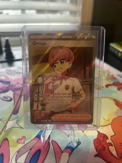 Pokemon TCG Ortega Trainer Prismatic Evolutions Ultra Rare Card 141/131 - Image 1