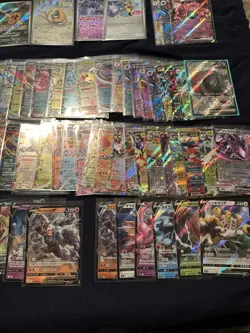 Pokemon 150 Card Lot - Ex’s, V’s, Misc Holos And Rares Etc. - Image 5