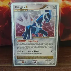 Pokemon Dialga LV.X 110 HP Holo Promo Diamond & Pearl DP17 Level Up Card - Image 1