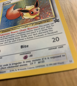 Eevee #11 Black Star Promo (LP) Pokemon Card WOTC 2000 - Image 5