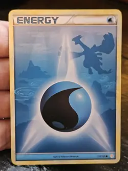 Water Energy Common HeartGold SoulSilver 117/123 LP Pokemon TCG Card Lugia - Image 1