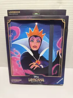 Disney Lorcana LoreBook Maleficent Queen Card Book Portfolio Binder New - Image 4