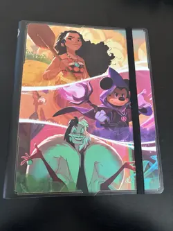 Disney Lorcana Fabled 9 Pocket Card Binder Princess Portfolio Holds 252 - Image 1