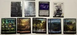 16 Card And 3 Art Card Lot MTG Final Fantasy Including Promo, Chocobo Foil Lands - Image 3
