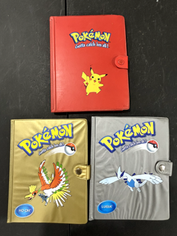 Original Pokemon Ho-Oh + Lugia + Pikachu themed card binder - Image 1