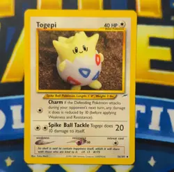 Pokemon Togepi 56/105 Neo Destiny Regular Uncommon 40 HP Card - Image 1