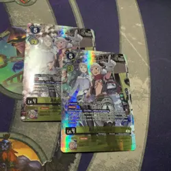 x2 Aegiomon Alternate Art SR BT24-034 NM Digimon Card Game Time Stranger - Image 1