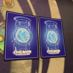 x2 Aegiomon Alternate Art SR BT24-034 NM Digimon Card Game Time Stranger - Image 4