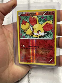 Fennekin 25/162 Reverse Holo Common XY - BREAKthrough LP+ Pokemon Card Nintendo - Image 1