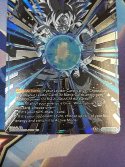 Ultra Instinct Goku's Kamehameha Foil Rare Card Dragon Ball Super #BT9-131 - Image 2
