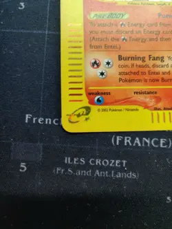 Pokemon Card - Aquapolis Entei Holo H8/H32 LP HYPER RARE - Image 4