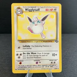 Wigglytuff 32/64 Jungle Rare Non-Holo Vintage Pokemon TCG Card - Image 1