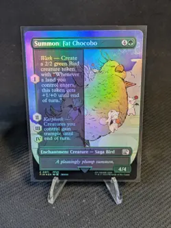 Summon: Fat Chocobo (Borderless) Final Fantasy Foil - Image 1