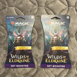 Magic the Gathering ​Wilds of Eldraine Set Booster Pack New lot of 2 - Image 1
