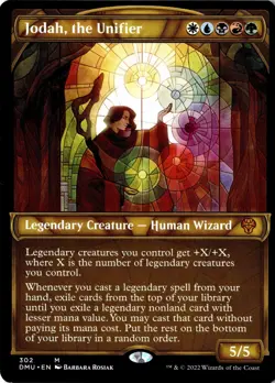 Jodah The Unifier LP/NM* SHOWCASE Dominaria United ENGLISH 302 mtg -UnltdCards - Image 1
